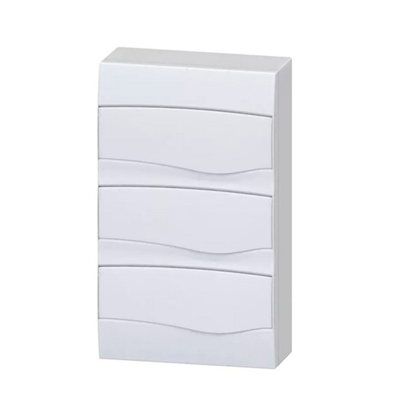 Quadro de distribuição sobrepor 24 NEMA/ 36 DIN Branco - BRUM