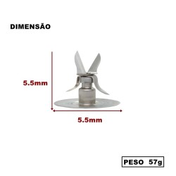 Lâmina Para Liquidificador Oster 4 Facas