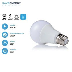 Lâmpada LED Bulbo Soquete E27  SE-215.1443 - SAVEENERGY