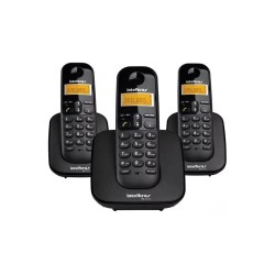 Telefone Sem Fio TS-3113 Com 2 Ramais Adicionais - Intelbras