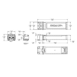 Gbic FTLX8574D3BCL SFP+ 10Gb 85nm LC - FINISAR