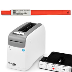 Cartucho Pulseira Zebra Vermelha Z-Band Direct Wristband - Red - HC-100 ZD510